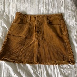 Corduroy skirt